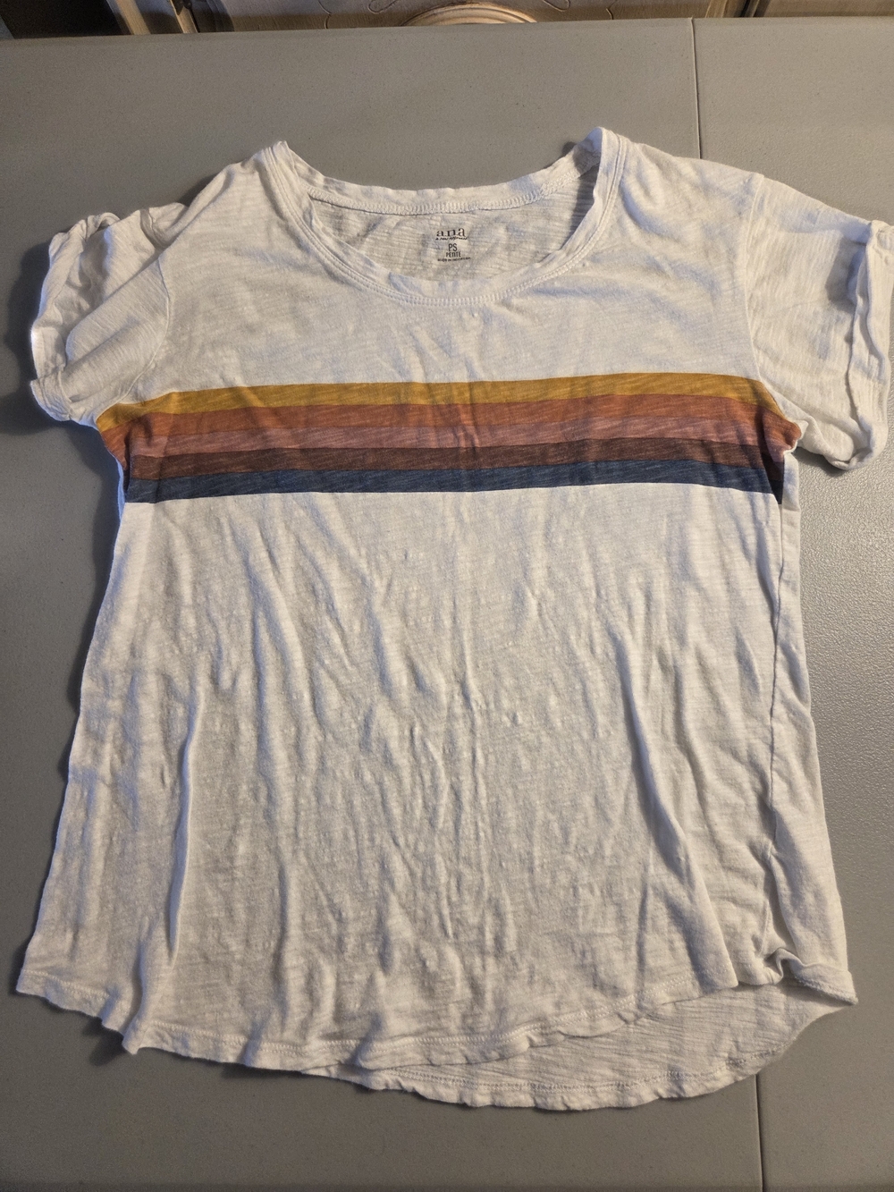 Ana Petite Small Rainbow Tee Vintage Vibes